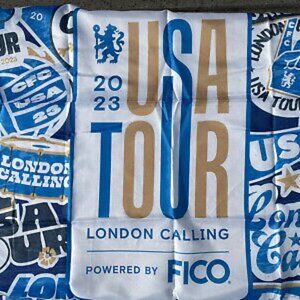 Premier League Chelsea Football Club Flag 2023 Summer Series Tour Soccer London